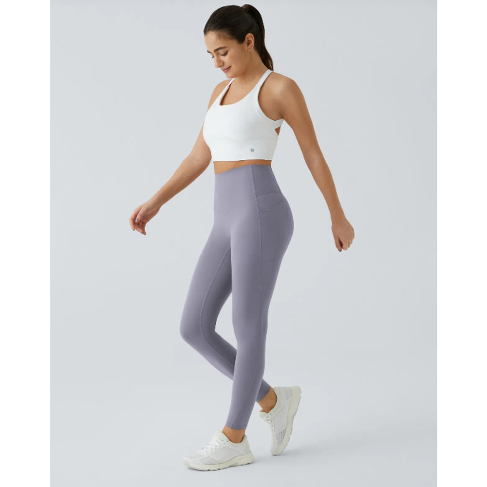 NWT Halara UltraSculpt Lavender High Rise Leggings Sz M Full Length Athleisure